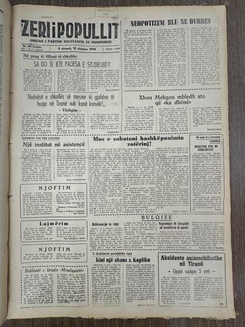 Zëri i Popullit 1992-09-12