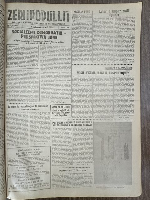 Zëri i Popullit 1992-04-08