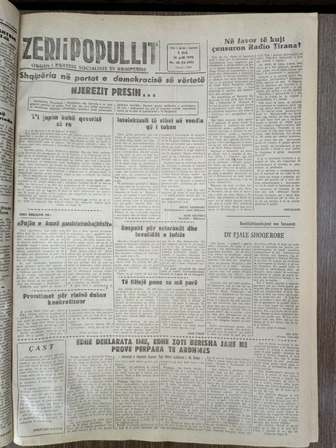 Zëri i Popullit 1992-04-12
