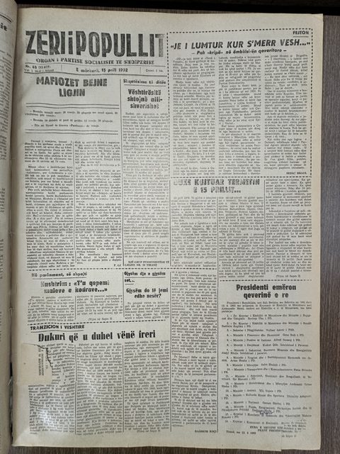 Zëri i Popullit 1992-04-15