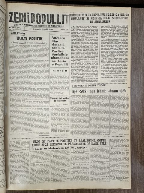 Zëri i Popullit 1992-04-18