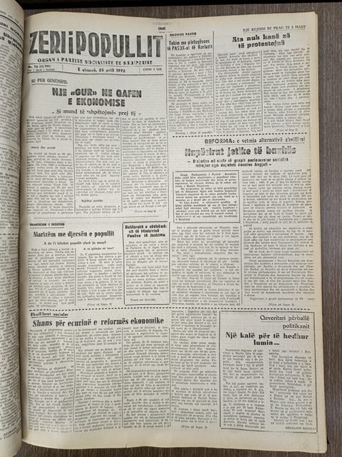 Zëri i Popullit 1992-04-25