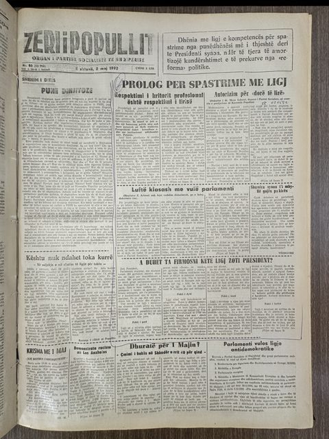 Zëri i Popullit 1992-05-02