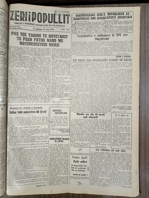 Zëri i Popullit 1992-05-13
