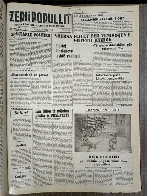 Zëri i Popullit 1992-05-21
