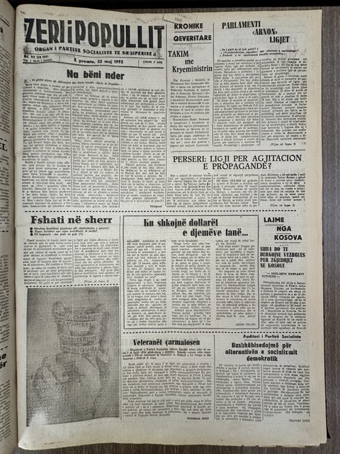 Zëri i Popullit 1992-05-22