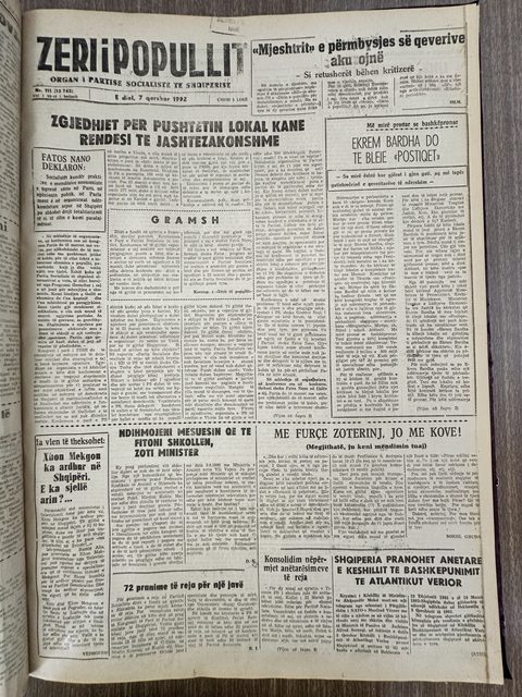 Zëri i Popullit 1992-06-07