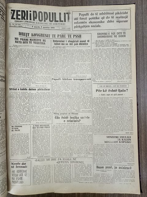 Zëri i Popullit 1992-06-09