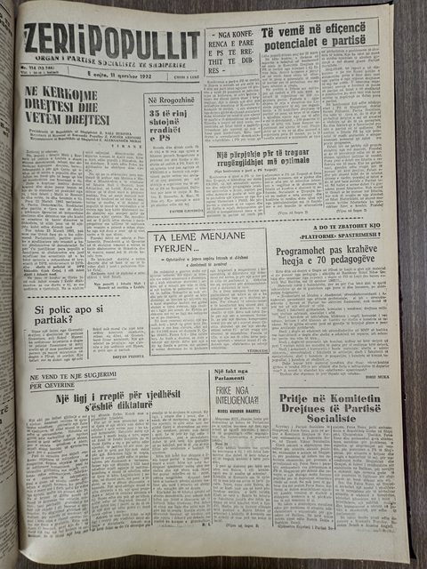 Zëri i Popullit 1992-06-11