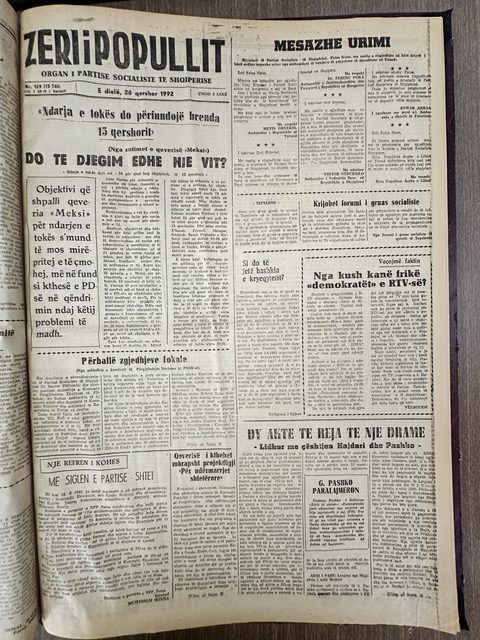 Zëri i Popullit 1992-06-28