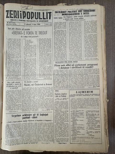 Zëri i Popullit 1992-10-03