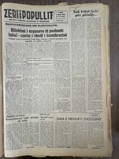 Zëri i Popullit 1992-10-04
