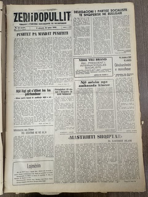 Zëri i Popullit 1992-10-10
