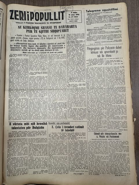 Zëri i Popullit 1992-10-15