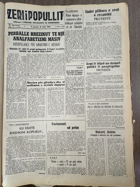 Zëri i Popullit 1992-10-16