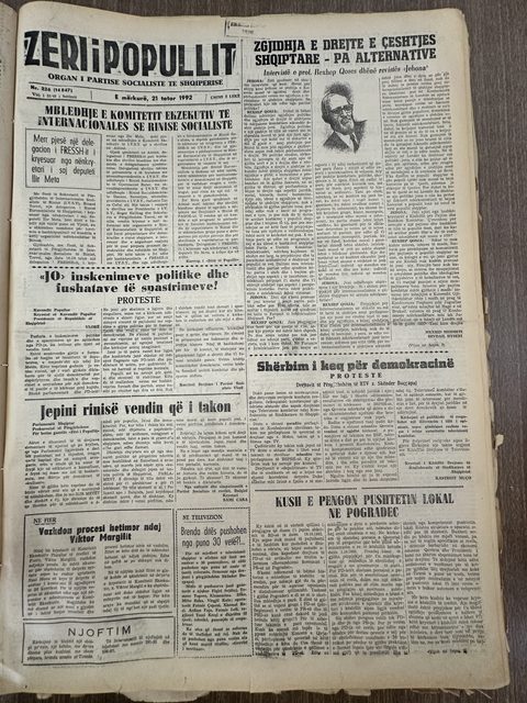 Zëri i Popullit 1992-10-21