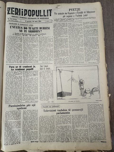 Zëri i Popullit 1992-10-30