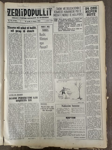 Zëri i Popullit 1992-11-03