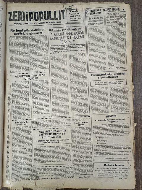 Zëri i Popullit 1992-08-03