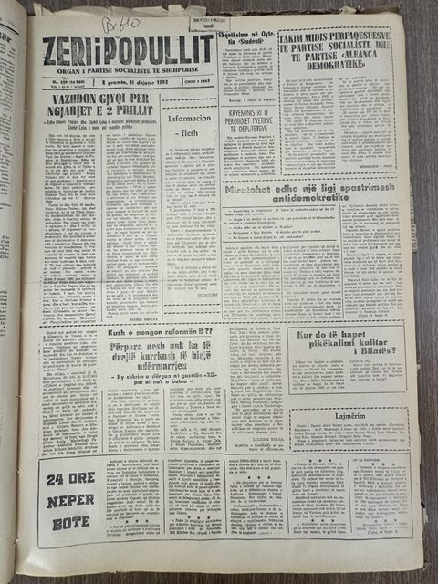 Zëri i Popullit 1992-12-11