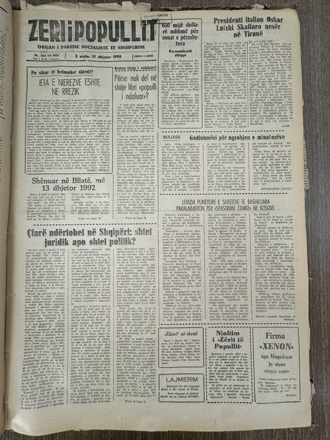 Zëri i Popullit 1992-12-17