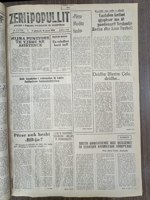 Zëri i Popullit 1993-01-13
