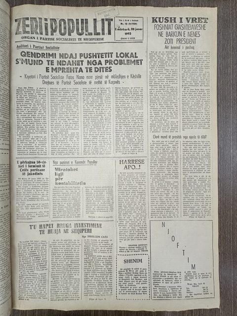 Zëri i Popullit 1993-01-20