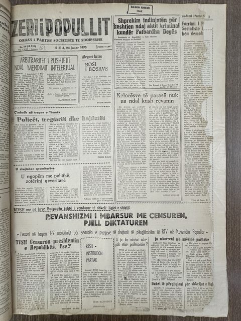 Zëri i Popullit 1993-01-24