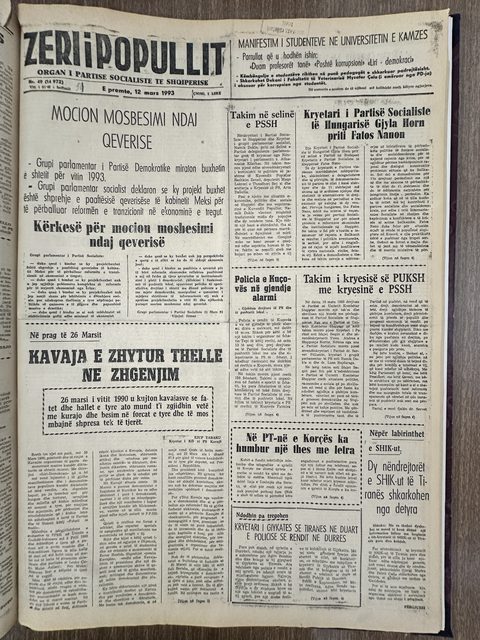 Zëri i Popullit 1993-03-12