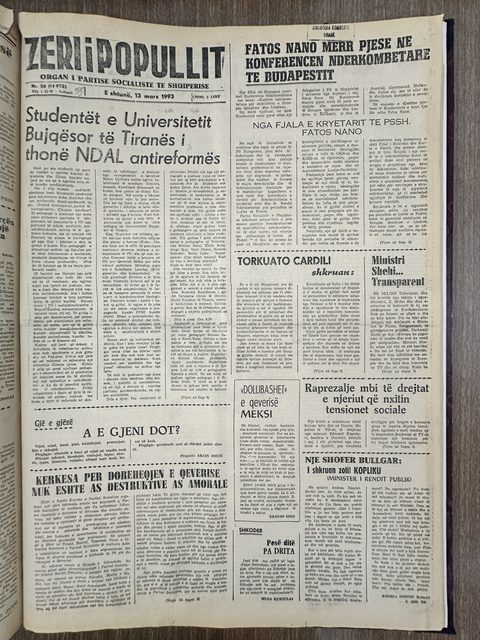 Zëri i Popullit 1993-03-13