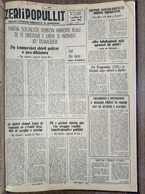 Zëri i Popullit 1993-03-26