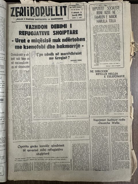 Zëri i Popullit 1993-07-03