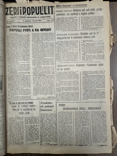 Zëri i Popullit 1993-07-07