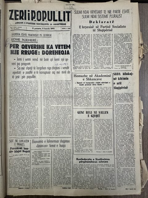 Zëri i Popullit 1993-07-09