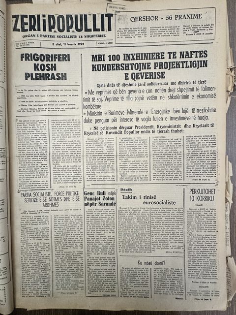 Zëri i Popullit 1993-07-11