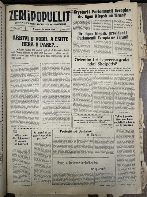 Zëri i Popullit 1993-07-20
