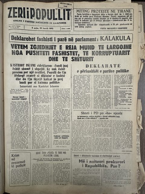 Zëri i Popullit 1993-07-29