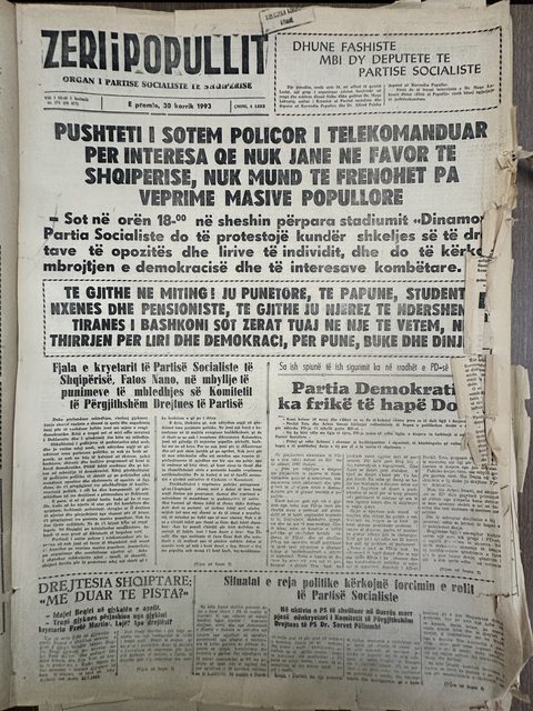 Zëri i Popullit 1993-07-30