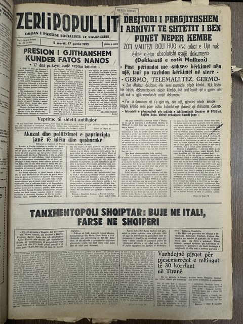 Zëri i Popullit 1993-08-17