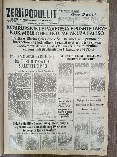 Zëri i Popullit 1993-04-27