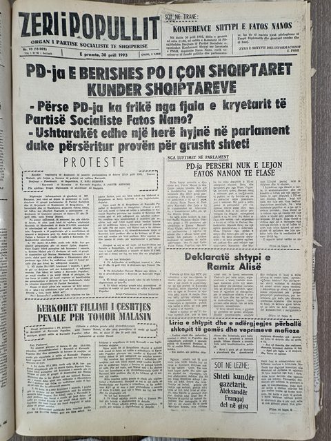 Zëri i Popullit 1993-04-30