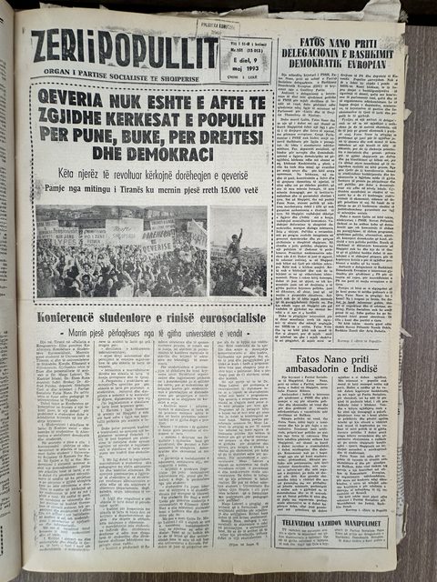 Zëri i Popullit 1993-05-09
