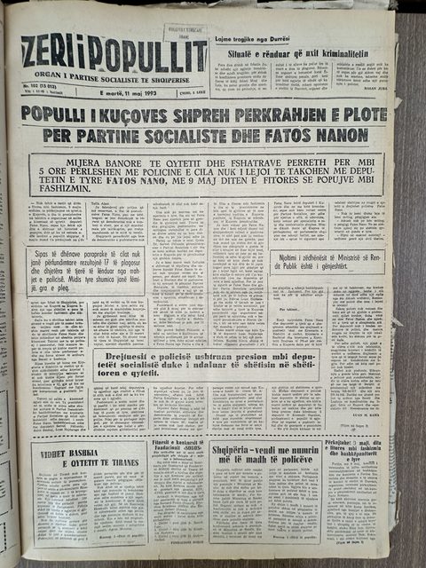 Zëri i Popullit 1993-05-11