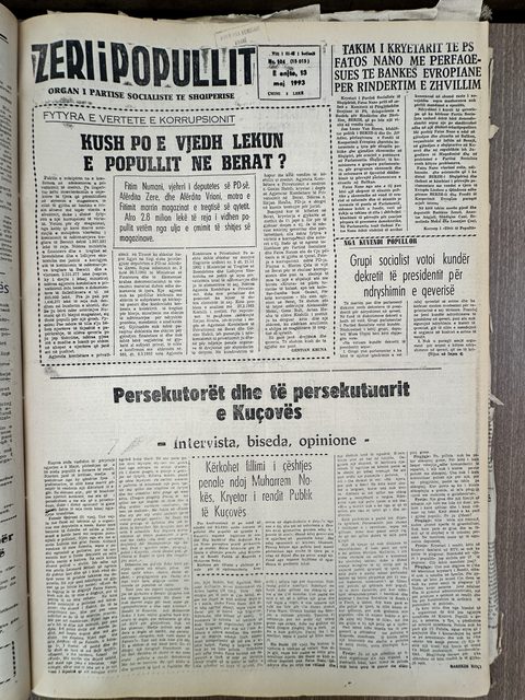 Zëri i Popullit 1993-05-13