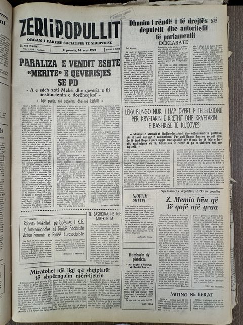 Zëri i Popullit 1993-05-14