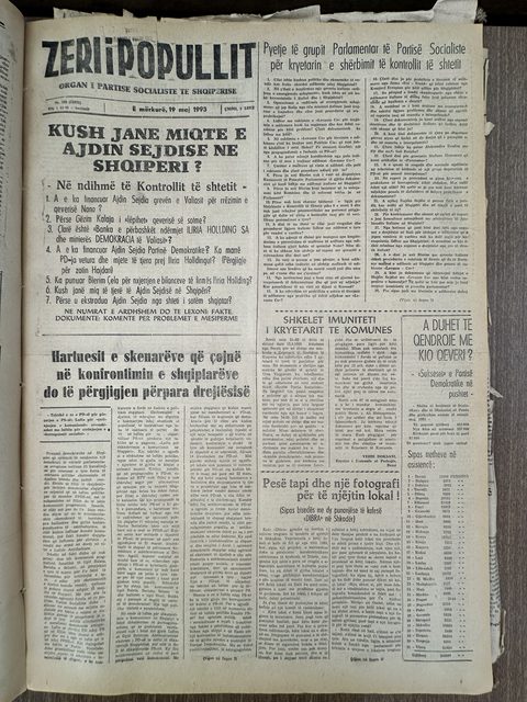 Zëri i Popullit 1993-05-19