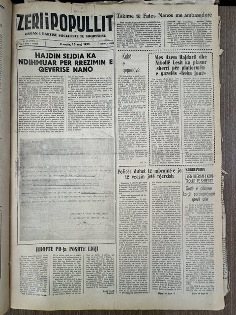 Zëri i Popullit 1993-05-20
