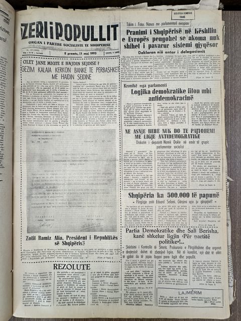 Zëri i Popullit 1993-05-21