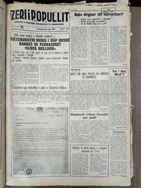 Zëri i Popullit 1993-05-22
