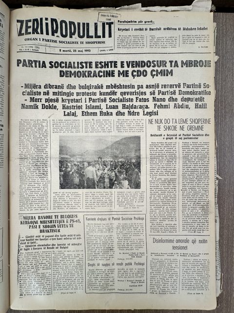 Zëri i Popullit 1993-05-25